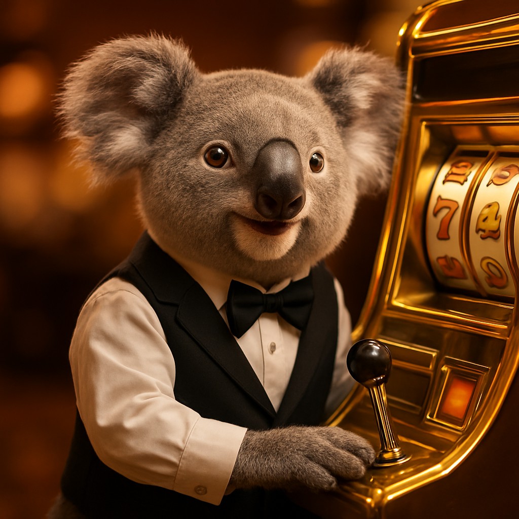 ek33 ব্র্যান্ড প্ল্যাটফর্মের আলোকোজ্জ্বল গেমিং পরিবেশে আর্কেড মেশিনটির পাশে খুশি একটি চরিত্র